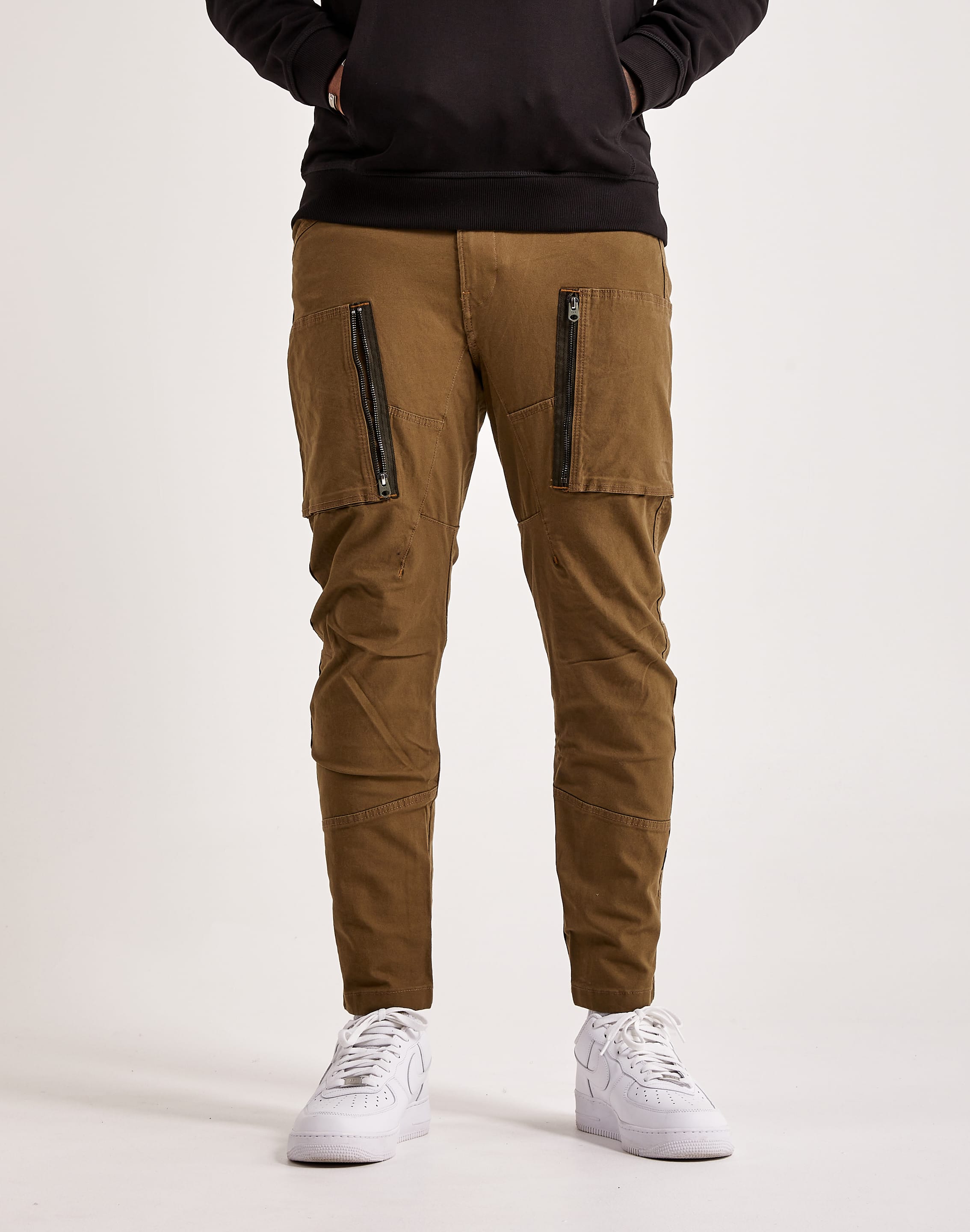 Tradie Men's Flex Cuffed Skinny Cargo Pants - Green | Catch.com.au